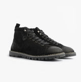 Popps 1961 MOD Mens Suede Monkey Boots Black