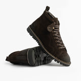 Popps 1961 MOD Mens Suede Monkey Boots Brown
