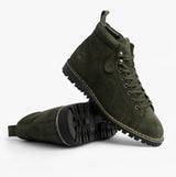 Popps 1961 MOD Mens Suede Monkey Boots Green