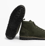 Popps 1961 MOD Mens Suede Monkey Boots Green