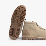Popps 1961 MOD Mens Suede Monkey Boots Sand