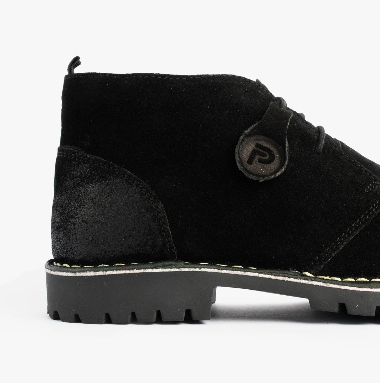 Popps COOPER Mens Desert Boots Black