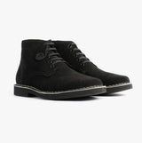 Popps RANGER Mens Desert Boots Black