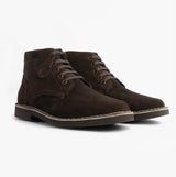 Popps RANGER Mens Desert Boots Dark Brown