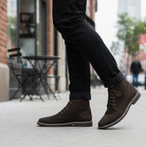 Popps RANGER Mens Desert Boots Dark Brown