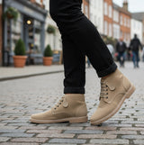 Popps RANGER Mens Desert Boots Taupe