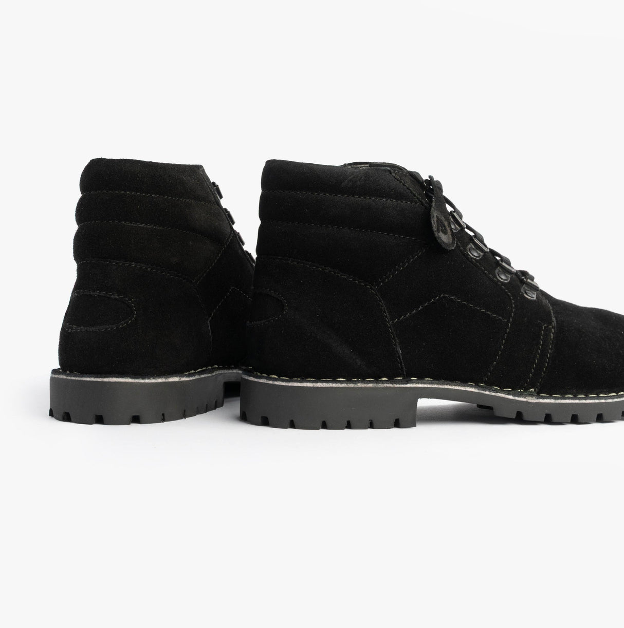 Popps TROOPER Mens Desert Boots Black