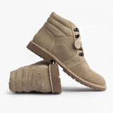 Popps TROOPER Mens Desert Boots Taupe