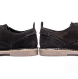 Popps JONAS Mens Suede Desert Shoes Black