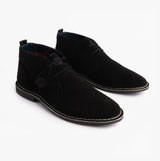 Popps VESPA Unisex Desert Boots Black