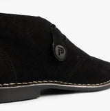Popps VESPA Unisex Desert Boots Black
