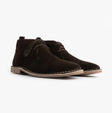 Popps VESPA Unisex Desert Boots Dark Brown