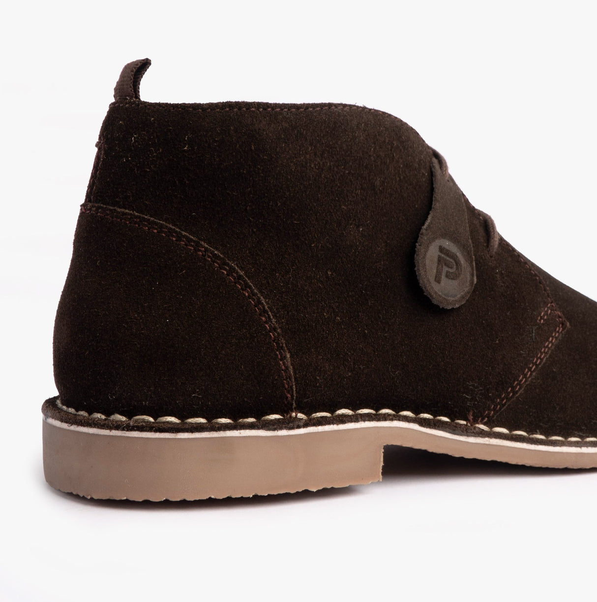 Popps VESPA Unisex Desert Boots Dark Brown