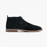 Popps VESPA Unisex Desert Boots Navy