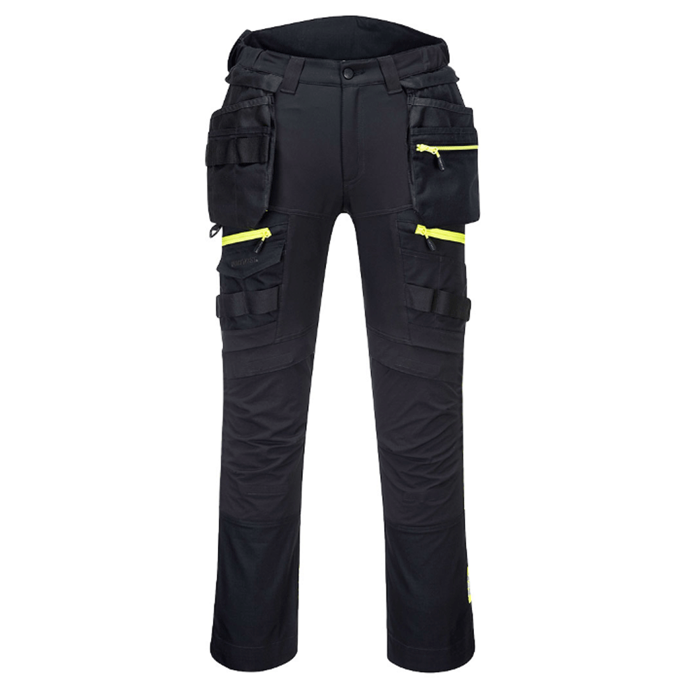 Portwest DX440 DX4 Detachable Holster Stretch Kneepad Work Trouser Various Colours