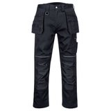 Portwest PW347 PW3 Cotton Work Holster Pocket Kneepad Work Trouser Black, 44" Waist 31" Leg