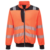 Portwest PW370 PW3 Hi-Vis Work Sweatshirt Orange/Black Medium