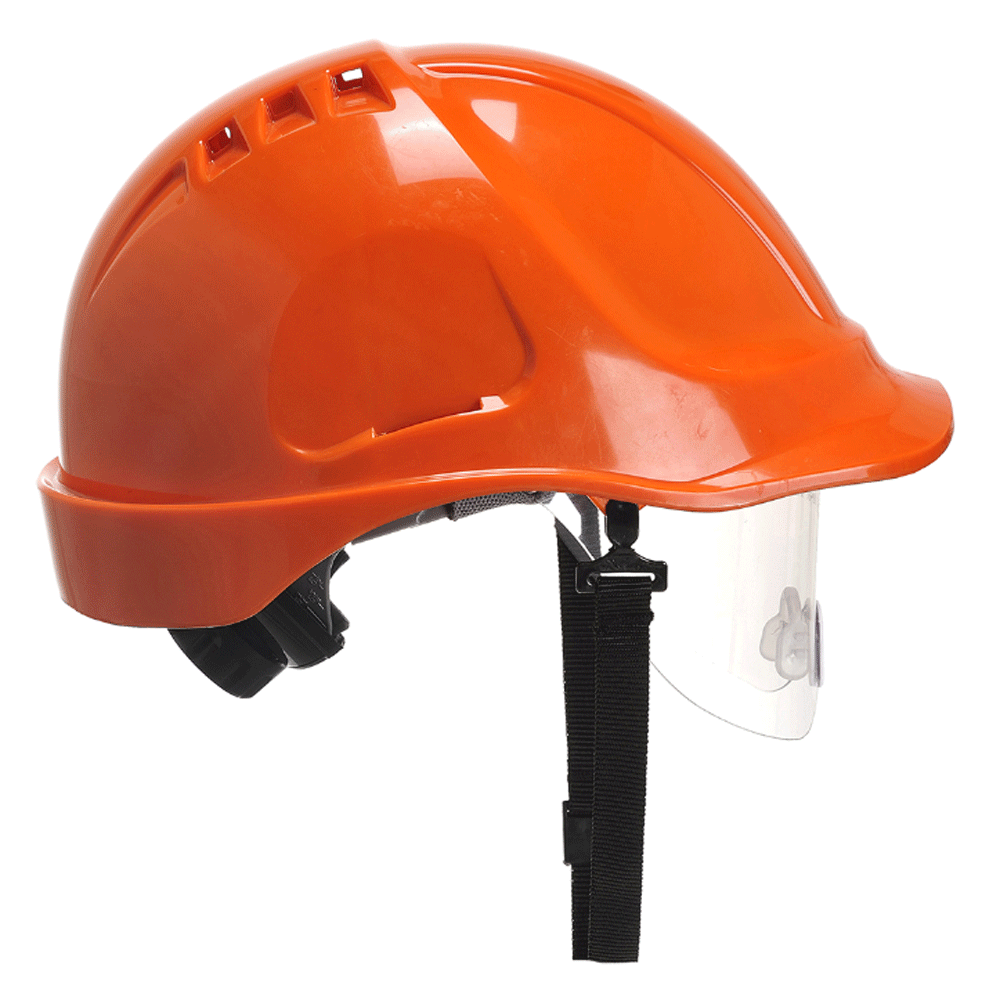 Portwest PW55 Endurance Visor Hard Hat Helmet Various Colours