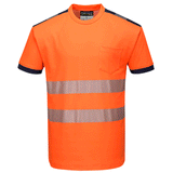 Portwest T181 PW3 Hi-Vis Short Sleeve Work T-Shirt Various Colours