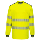 Portwest T185 PW3 Hi-Vis Long Sleeve Work T-Shirt Various Colours