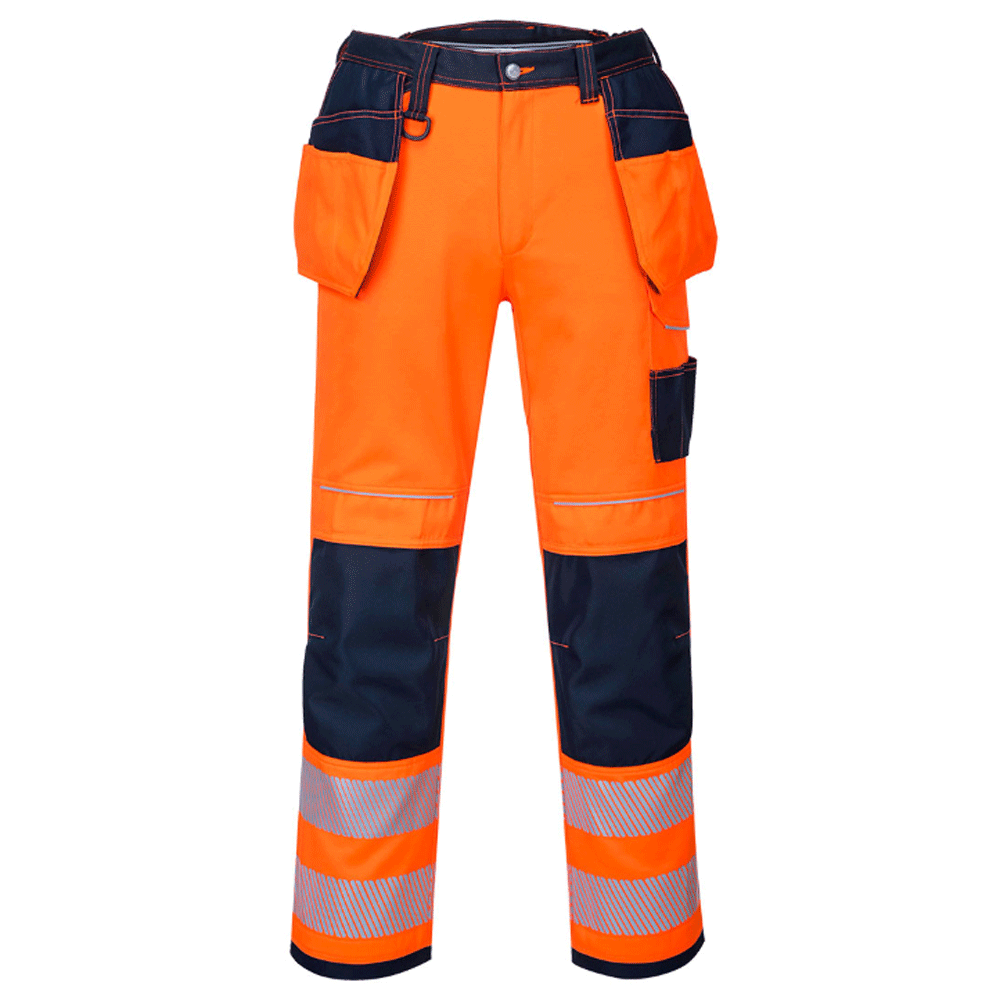 Portwest T501 PW3 Hi-Vis Holster Kneepad Work Trouser Various Colours