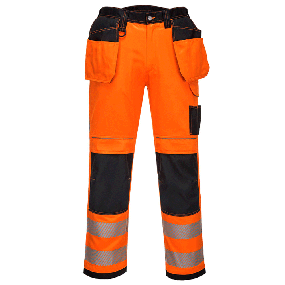 Portwest T501 PW3 Hi-Vis Holster Kneepad Work Trouser Various Colours
