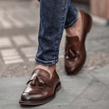 Silver Street London CHARLESTON Mens Loafers Brown