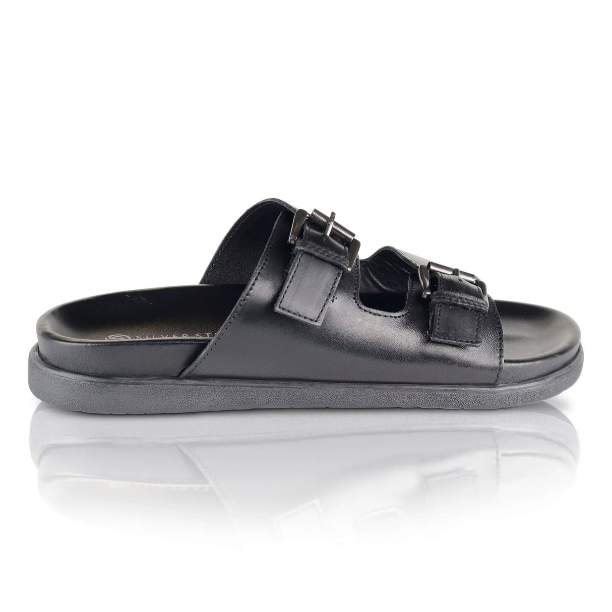 Silver Street London SAN ANTONIO Mens Sandals Black