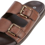 Silver Street London SAN ANTONIO Mens Sandals Brown