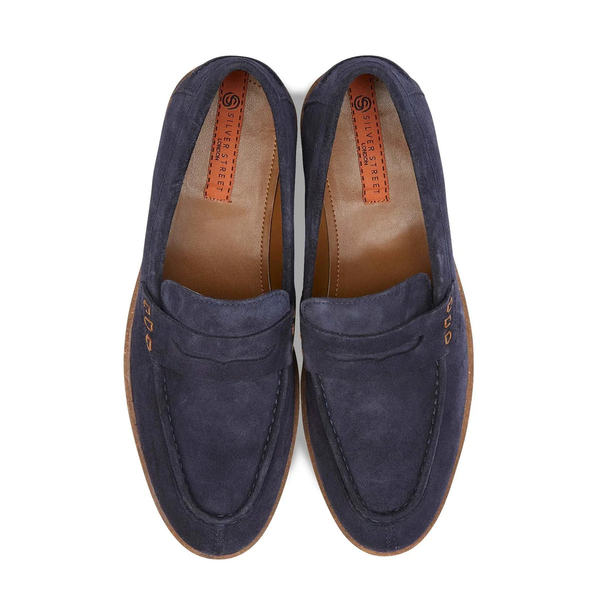 Silver Street London MORGAN Mens Loafers Blue