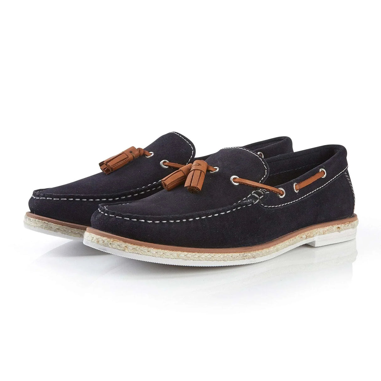 Silver Street London MILFORD Mens Loafers Navy