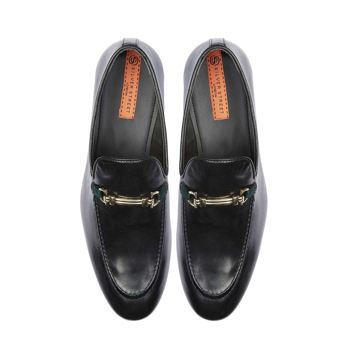 Silver Street London TOTTENHAM Mens Loafers Black