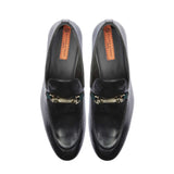 Silver Street London TOTTENHAM Mens Loafers Black