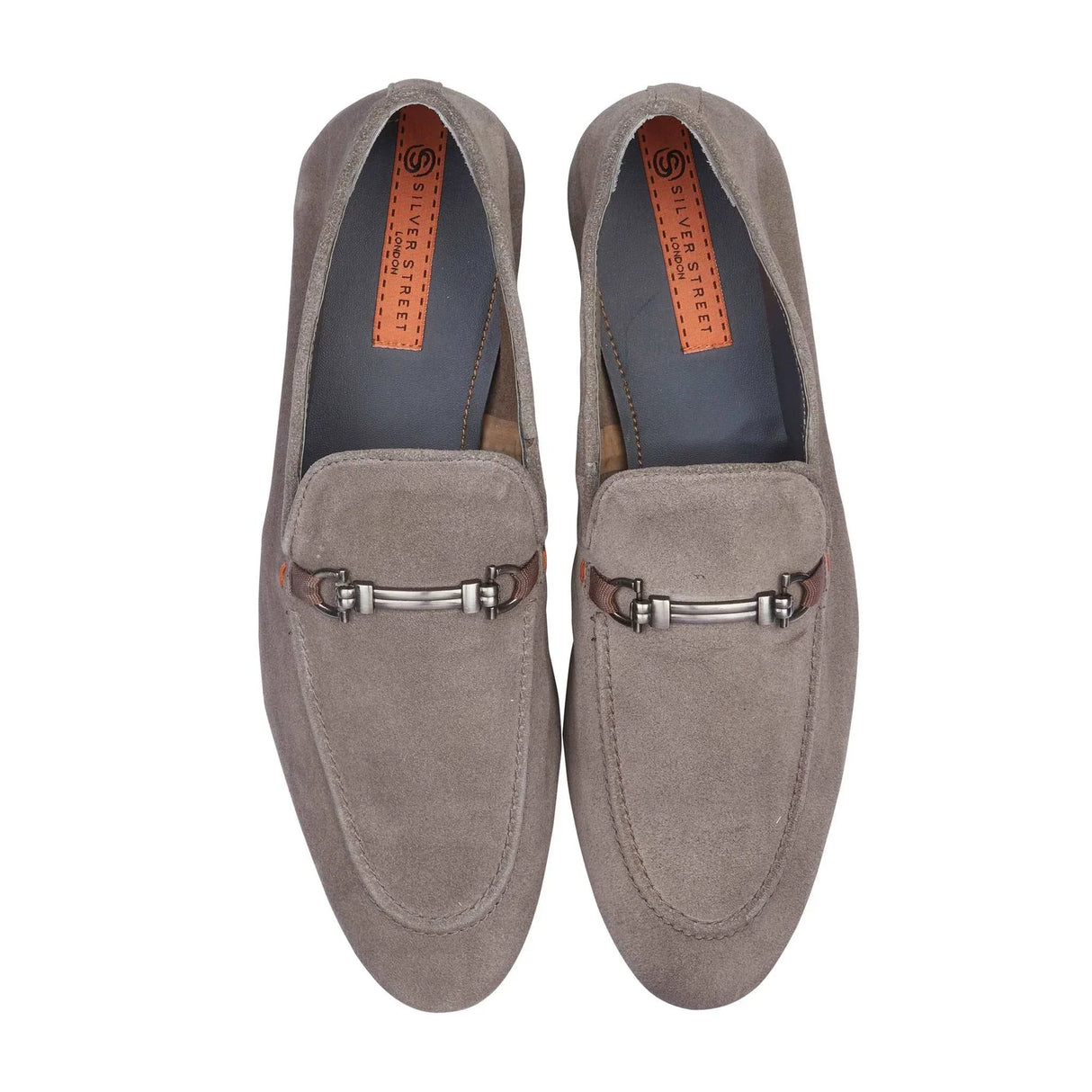 Silver Street London TOTTENHAM Mens Loafers Grey