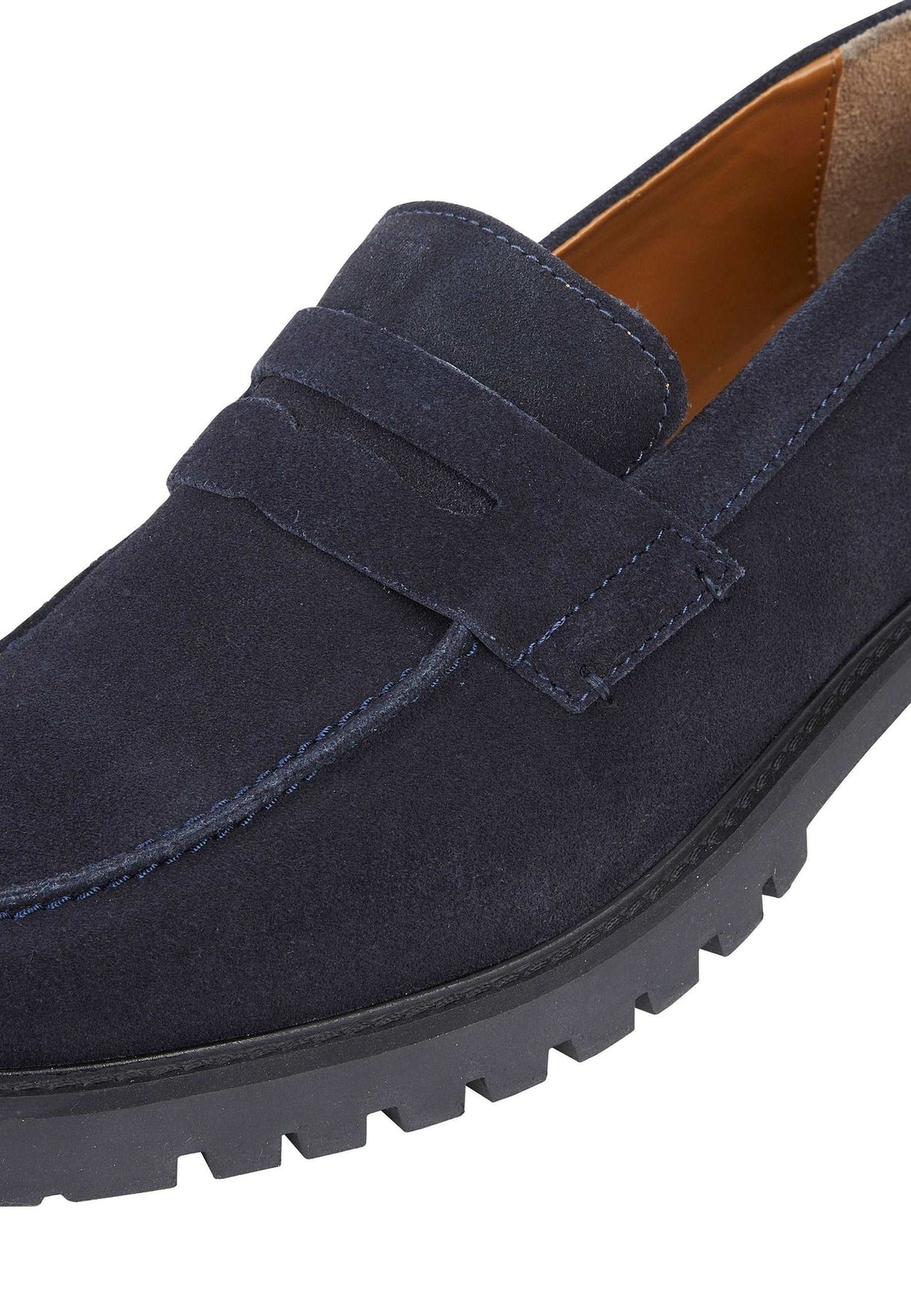 Silver Street London LOUSIVILLE Mens Loafers Blue