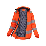 PULSAR® RCT850 / RCT851 React GRS Women's Waterproof Breathable Hi-Vis Shell Jacket