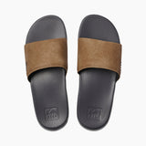 Reef REEF ONE SLIDE Mens Sliders Grey/Tan