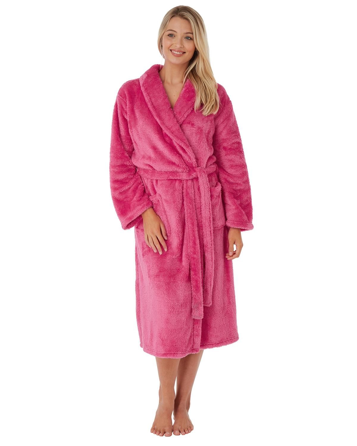 ROB1 FLUFFY PINK ROBE