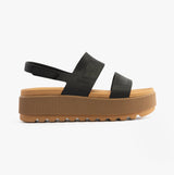 Reef WATER VISTA HIGHER Womens Sandals Black/Tan