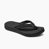 Reef REEF CUSHION BREEZE Womens Sandals Black/Black