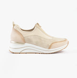 Remonte D0T08-61 Womens Trainers Beige Combination
