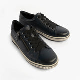 Remonte D0700-15 Womens Leather Causal Shoes Blue