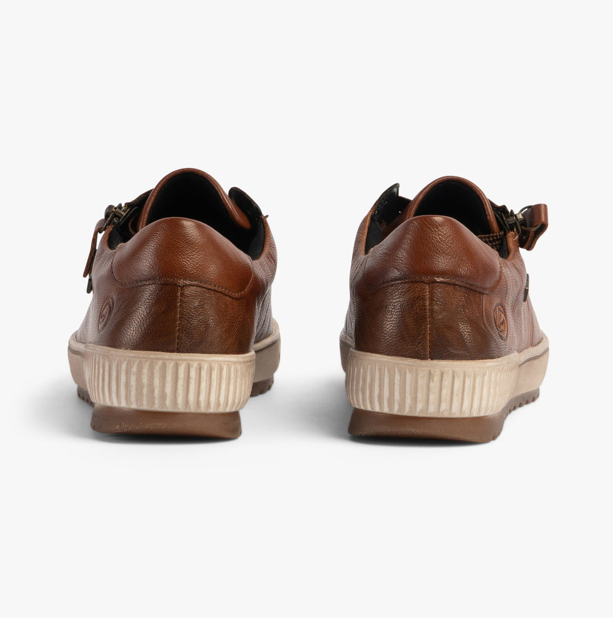 Remonte D0700-22 Womens Side Zip Casual Shoes Brown