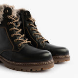 Remonte D0B74-01 Womens Fur Ankle Boots Black