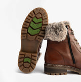 Remonte D0B74-24 Womens Fur Ankle Boots Brown