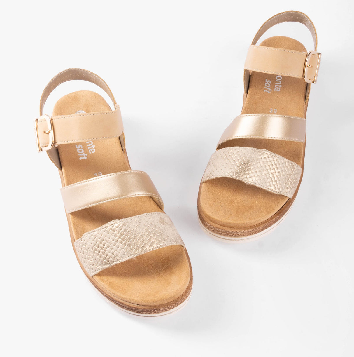 Remonte D0Q55-91 Womens Sandals Metallic