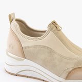 Remonte D0T08-61 Womens Trainers Beige Combination