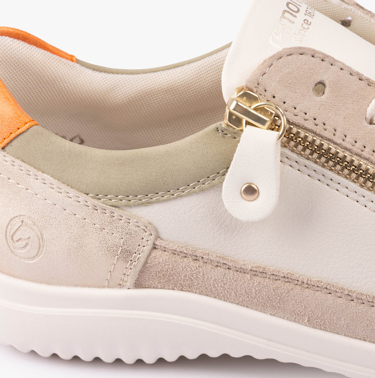 Remonte D1E06-80 Womens Shoes White Combination