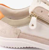 Remonte D1E06-80 Womens Shoes White Combination