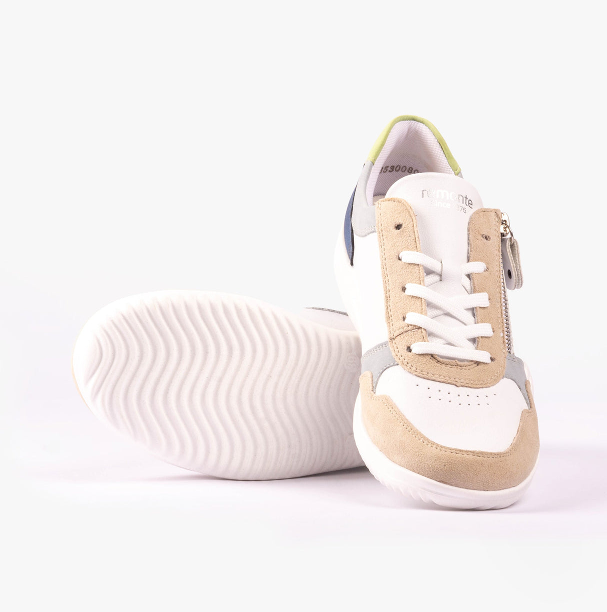 Remonte D1E06-81 Womens Shoes White Combination